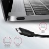 AXAGON HMC-5G21 Wieloportowy hub USB 5in1, 10Gbps, 2x USB-A + 2x USB-C + HDMI 4K/30Hz, PD 60W, 13cm USB-C kabel